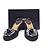 Chanel Sandali con zeppa espadrilles Camellia Nero - vista 7