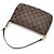 Louis Vuitton Pochette Accessoires Shoulder Bag Damier Ebene Marrone - vista 4