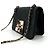 Chanel Borsa a tracolla Onyx Pearl Flap in agnello Edizione Limitata Nero - vista 13