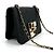 Chanel Borsa a tracolla Onyx Pearl Flap in agnello Edizione Limitata Nero - vista 14
