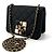 Chanel Borsa a tracolla Onyx Pearl Flap in agnello Edizione Limitata Nero - vista 9