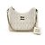 Miu Miu Borsa a tracolla Hobo con catena in Nappa Crossbody Bianco - vista 10