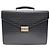 Salvatore Ferragamo Mallette Attache en Cuir Embossé Gancini Noir (Sac à Documents Unisexe, Article Rare)