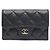 Chanel Tarjetero Classic Black Caviar Gold CC Negro - vista 10