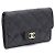 Chanel Tarjetero Classic Black Caviar Gold CC Negro - vista 2