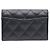 Chanel Tarjetero Classic Black Caviar Gold CC Negro - vista 3
