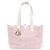 Dior Borsa Tote in Tweed Rosa Medio e Cannage Bianco a Spalla - vista 13