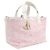 Dior Borsa Tote in Tweed Rosa Medio e Cannage Bianco a Spalla - vista 2