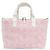 Dior Borsa Tote in Tweed Rosa Medio e Cannage Bianco a Spalla - vista 3