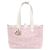 Dior Borsa Tote in Tweed Rosa Medio e Cannage Bianco a Spalla - vista 4