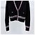 Chanel Kaschmirstrickjacke für Damen Schwarz/Rosa - Ansicht 3