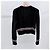Chanel Kaschmirstrickjacke für Damen Schwarz/Rosa - Ansicht 4