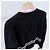 Chanel Kaschmirstrickjacke für Damen Schwarz/Rosa - Ansicht 5