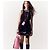 Chanel Cashmere Kurzarmkleid Schwarz/Rosa - Ansicht 8