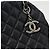 Chanel Borsa Bowling Mademoiselle in Caviar Nero - vista 7