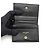 Saint Laurent Monogram Matelassé Compact Wallet Schwarz - Ansicht 26