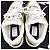 Chanel Sneakers laminate con logo CC D'oro - vista 16