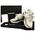 Chanel Sneakers laminate con logo CC D'oro - vista 18