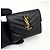 Saint Laurent Portafoglio Compatto Monogram Matelassé Nero - vista 3