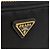 Prada Borsa bucket in nylon con logo triangolo nero - vista 13