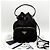 Prada Borsa bucket in nylon con logo triangolo nero - vista 15