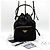 Prada Borsa bucket in nylon con logo triangolo nero - vista 19
