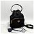 Prada Borsa bucket in nylon con logo triangolo nero - vista 3