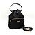 Prada Borsa bucket in nylon con logo triangolo nero - vista 7