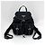 Prada Two Pocket Triangle Logo Nylon Backpack Black - view 18