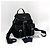 Prada Two Pocket Triangle Logo Nylon Backpack Black - view 19