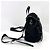 Prada Two Pocket Triangle Logo Nylon Backpack Black - view 26
