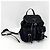 Prada Two Pocket Triangle Logo Nylon Backpack Black - view 4