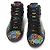 Gucci High-Top-Sneaker für Herren aus schwarzem GG Supreme Canvas Psychedelic Ace
