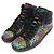 Gucci High-Top-Sneaker für Herren aus schwarzem GG Supreme Canvas Psychedelic Ace - Ansicht 2