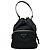 Prada Borsa a secchiello in Re-Nylon nera con finiture dorate Nero