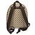 Gucci GG Supreme Jacquard Canvas Rucksack Braun - Ansicht 4