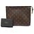 Louis Vuitton Pochette Toilette Monogram Canvas Clutch Marrone - vista 2