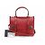 Prada Manico superiore curvo in Saffiano rosso - vista 2