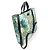 Gucci Tote GG Supreme Canvas Bloom Print Marrone - vista 3