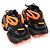 Balmain Sneakers Unicorn da uomo in Neoprene Nero Capskin - vista 3