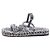 Chanel Damen-Sandalen mit CC Logo Seilriemen Saison