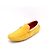 Tod's Mocassini da guida da uomo in scamosciato giallo - vista 2