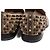 Christian Louboutin Mocassini da uomo in pelle marrone con nappe e borchie - vista 7
