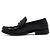 Louis Vuitton Mocassini in pelle nera da uomo Nero - vista 4
