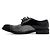 Jimmy Choo Mocassini Oxford stringati con borchie in vernice nera Nero - vista 4