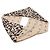 Louis Vuitton Cachecol Snood de seda com estampa de leopardo e bolinhas