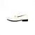 Gucci Mocassini da donna in pelle bianca con catena Bianco