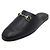Gucci Mule da donna in pelle nera con mors GG - vista 2