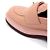 Chanel Mocassini da donna in pelle rosa trapuntata con logo CC e chiusura a vite in tono oro - vista 9