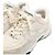 Chanel Sneakers in tweed bianco e scamosciato con logo CC da donna - vista 6